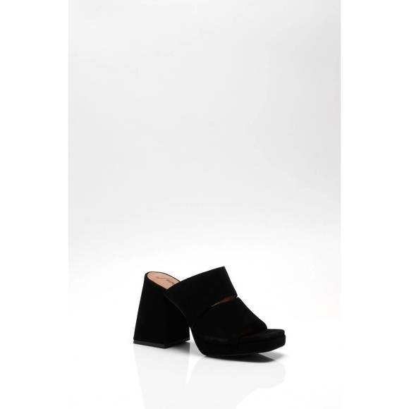 NEW FREE PEOPLE love is everywhere platform sandals in black - Picture 1 of 5